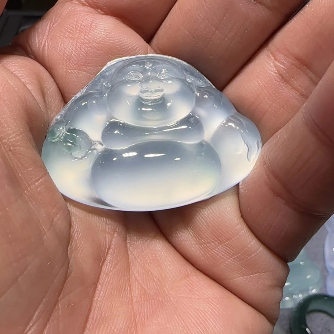 翡翠颈饰18K金镶嵌天然