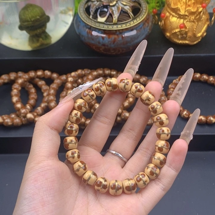 紫金鼠手串可*?00044紫金鼠一线天二代花皮12