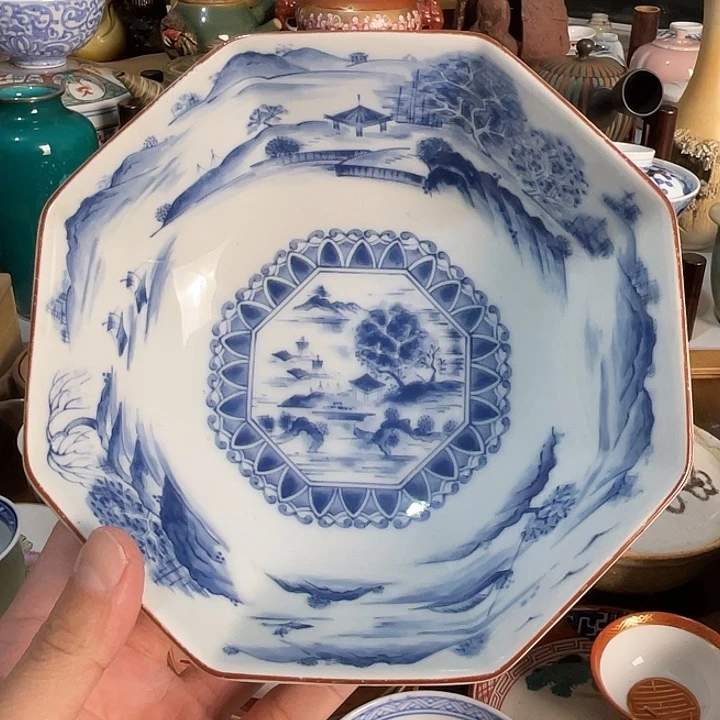 瓷片庐山谣大碗不错的