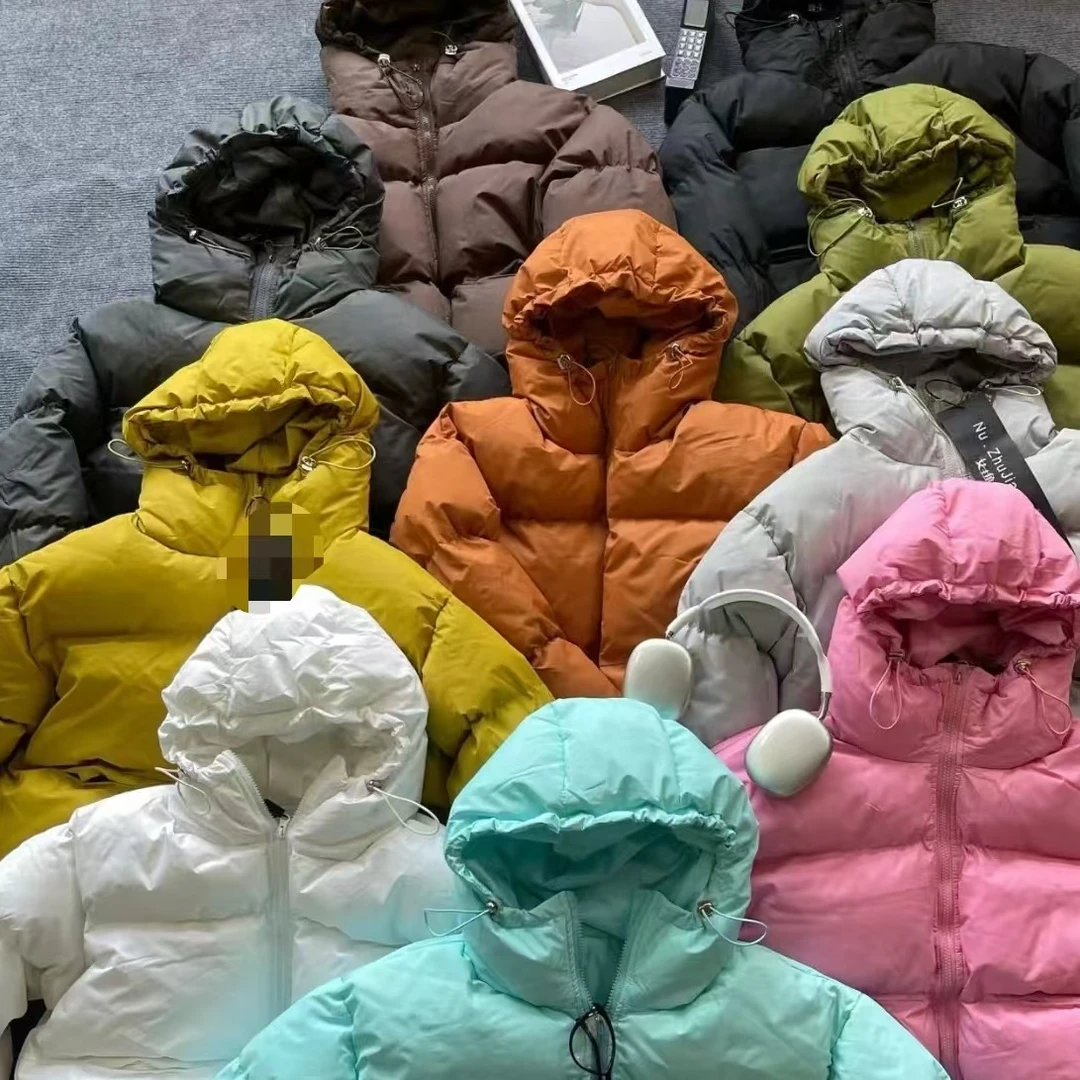 百搭连帽肯豆棉服，3337