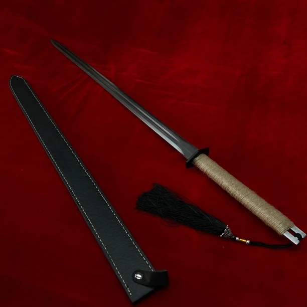 （侠义剑）双手剑.单手剑.一体剑条优质加厚皮套未开刃