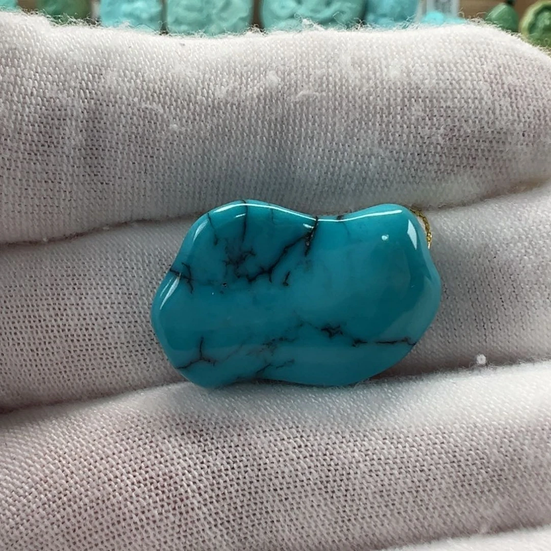未镶嵌绿松石随形16.2mm