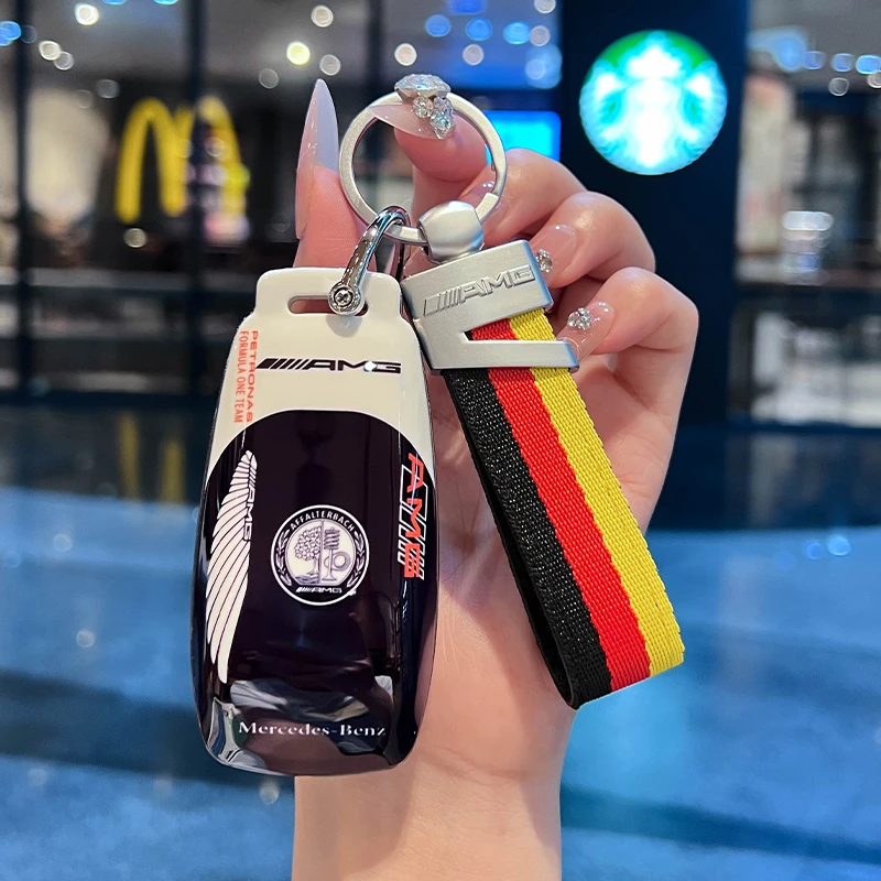 奔驰钥匙套新A级C级E级A200L包C260L车E300L壳GLC300/GLA/GLE扣
