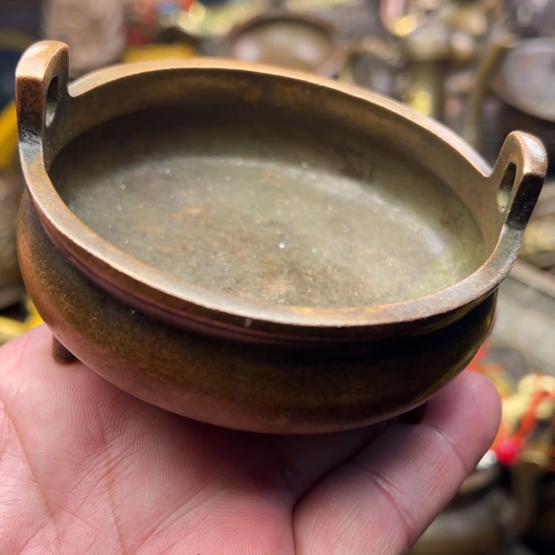 茶壶香炉铜器摆件