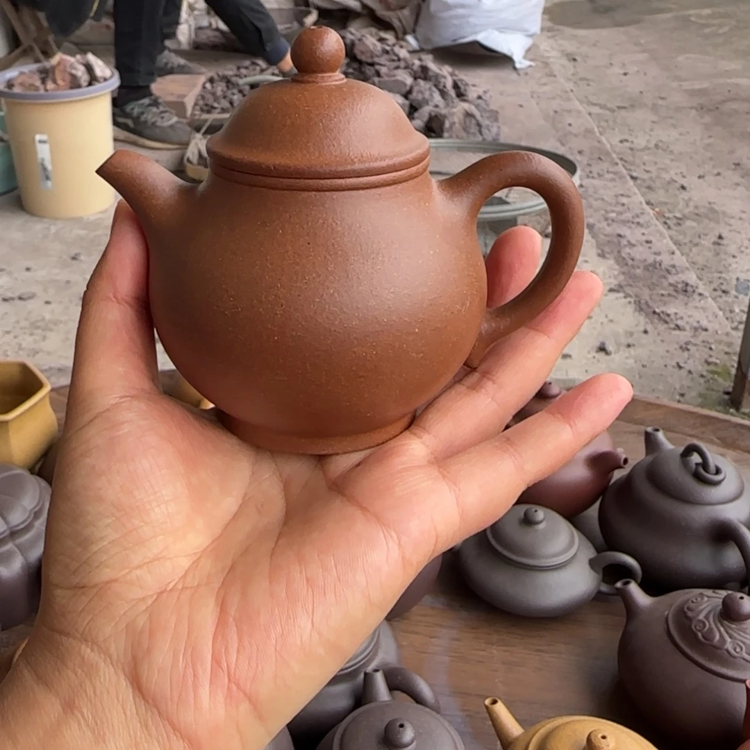 紫砂茶壶老宕桃花泥高潘
