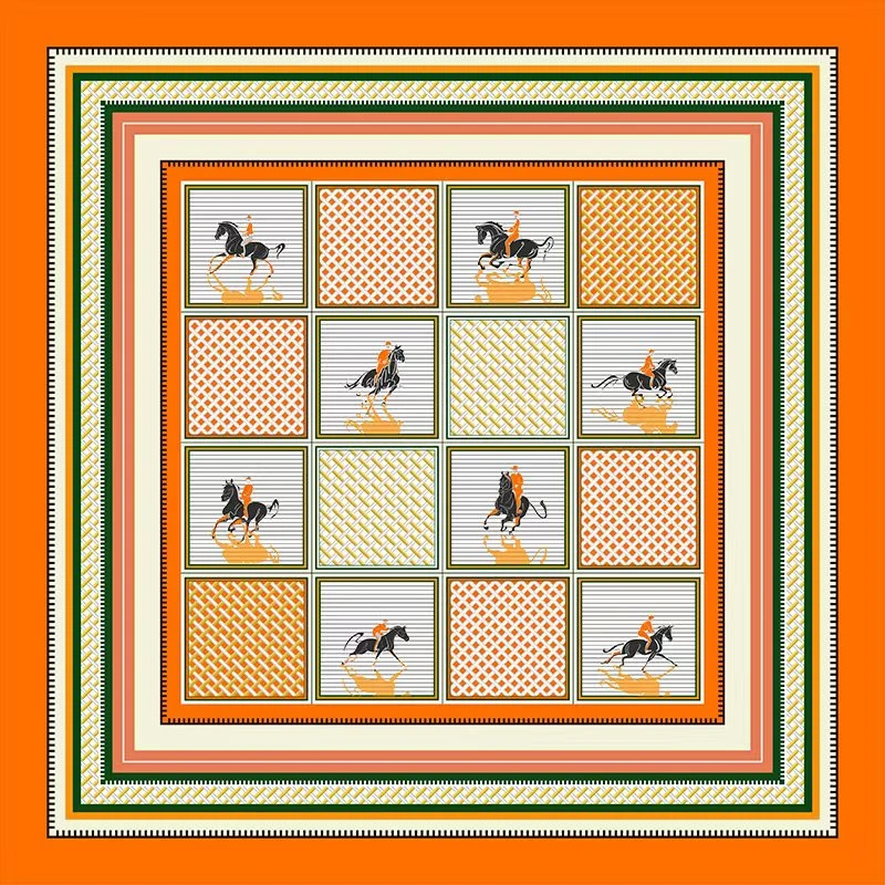 丽人丝语真丝小方巾