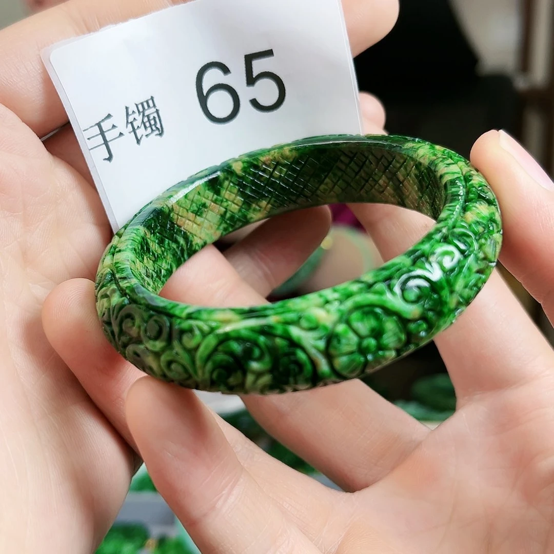 翡翠手镯未镶嵌手镯57
