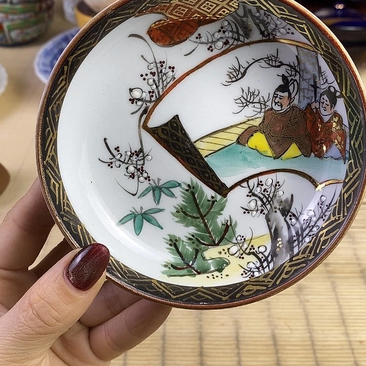 瓷器 盘子 钵 咖啡杯木器 木粉