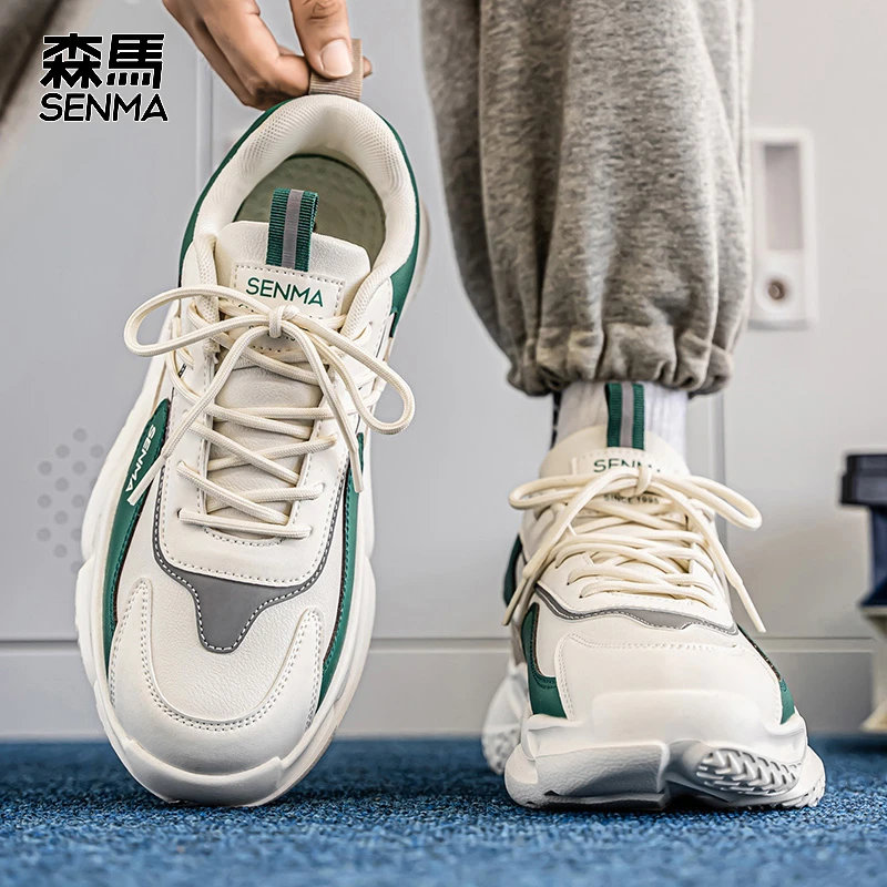 森马男鞋秋季爆款潮牌休闲运动厚底增高男士户外登山跑步老爹潮鞋