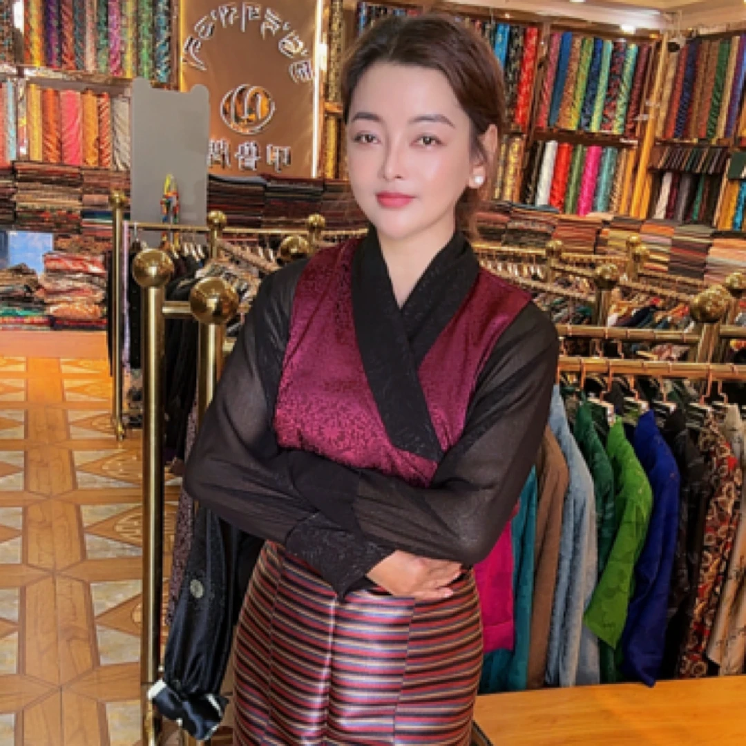 甲鲁牌新款夏季三件套藏装时尚民族风