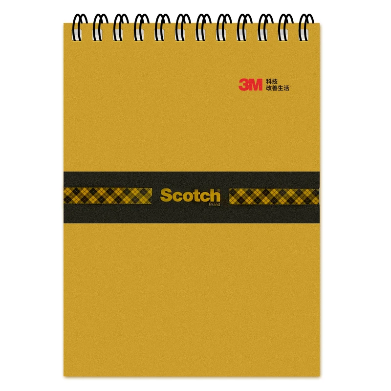 3M活页本60页 空白记事本笔记本 长15*宽12.5cm 活页练习本册