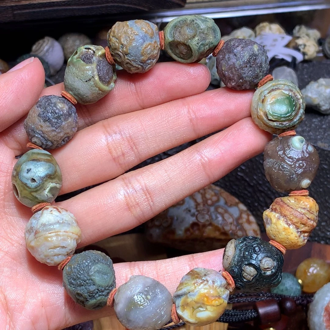 未镶嵌玛瑙/玉髓珠宝半成品
