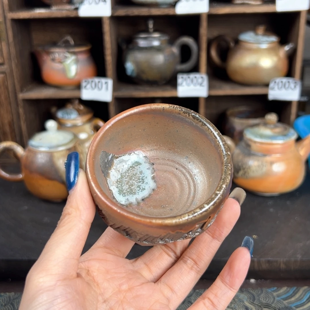 杯柴烧茶器主人杯