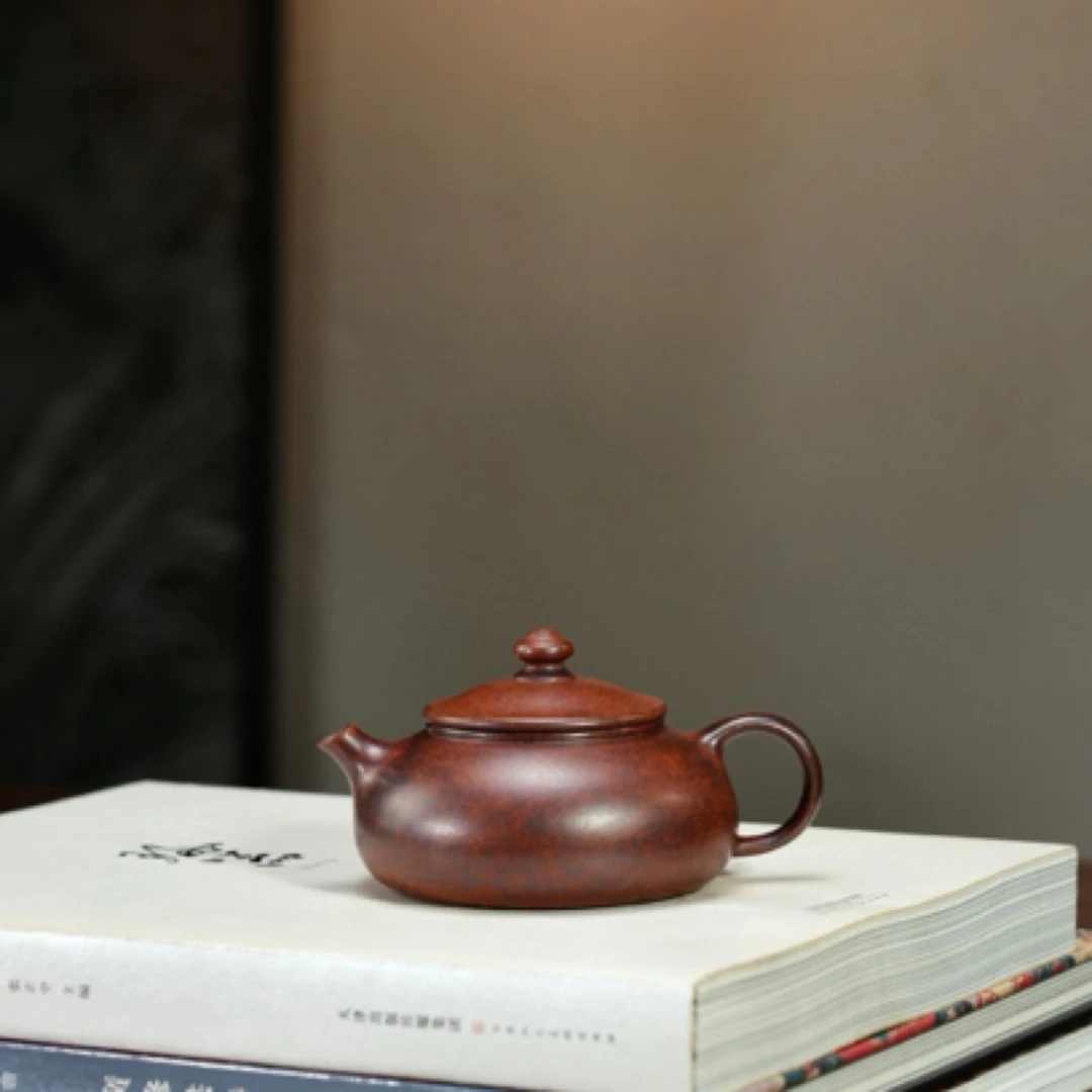 【寒江·实用款】 原矿紫泥（柴烧）·170cc·内推孔