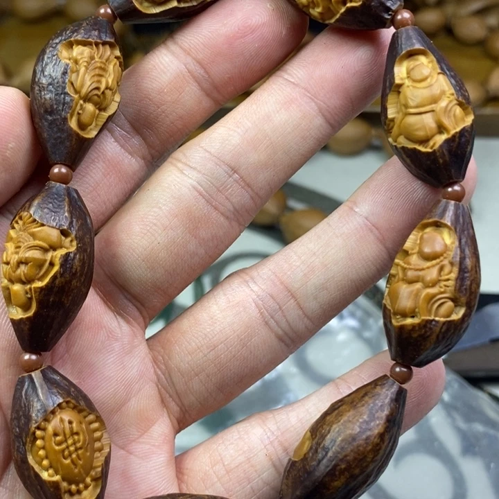 橄榄核手串/手链橄榄核雕工艺手串