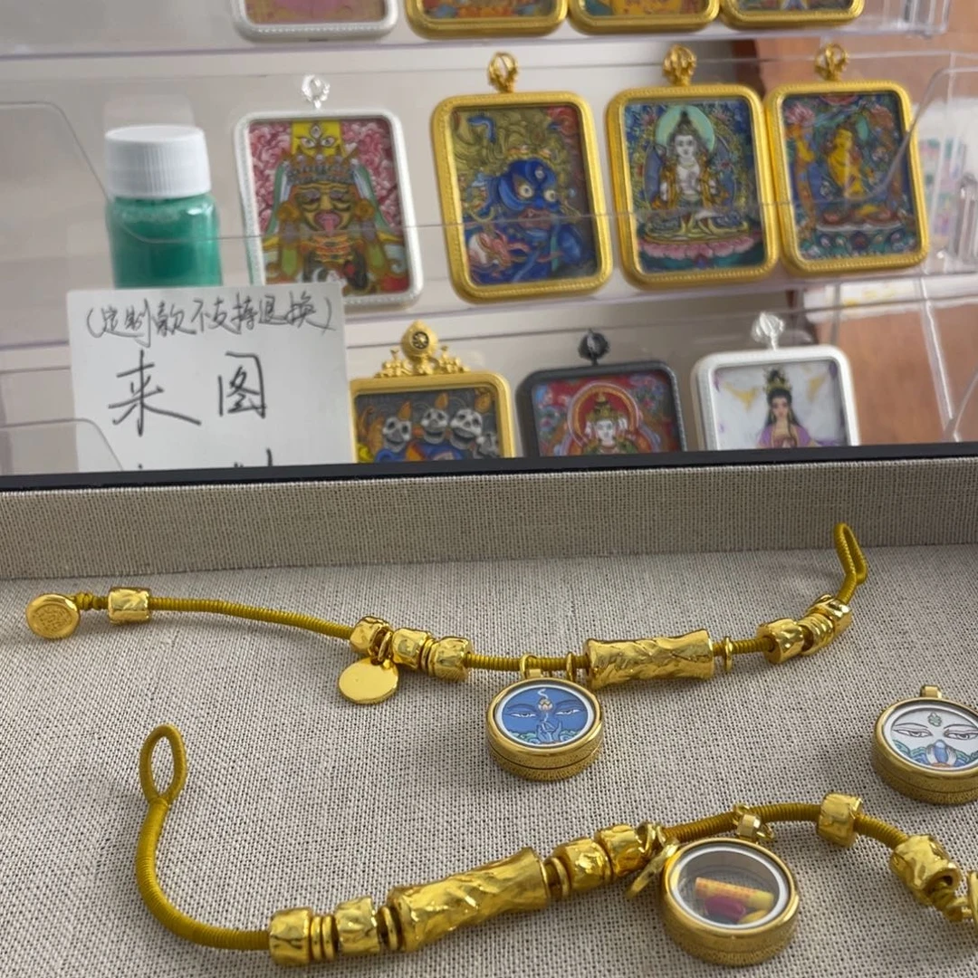 铜合金纯铜本命佛言手链项链