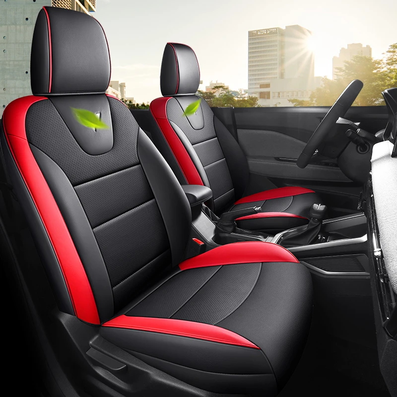 专用五菱星驰分体头耐磨皮透气打孔汽车坐垫套四季通用耐磨耐用