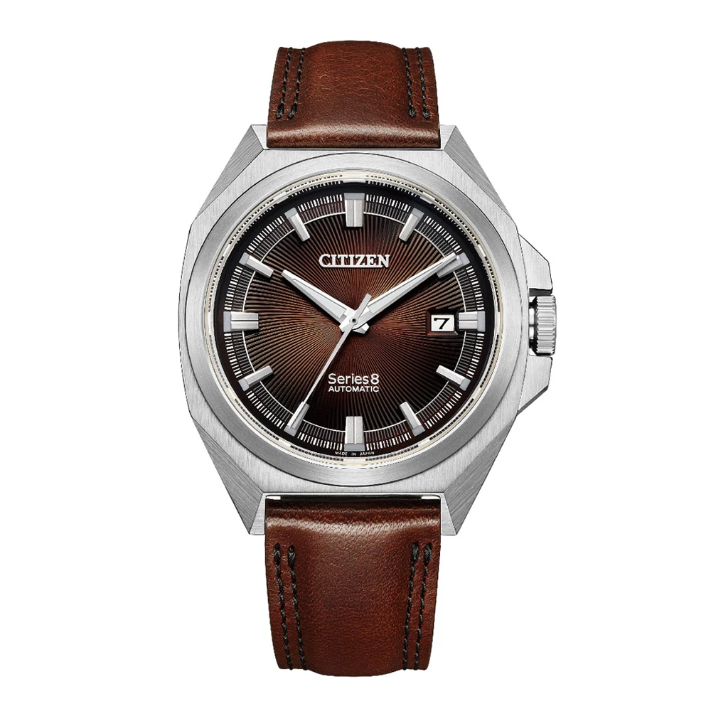 Citizen/西铁城Series 8系列皮表带腕表NB6011-11W