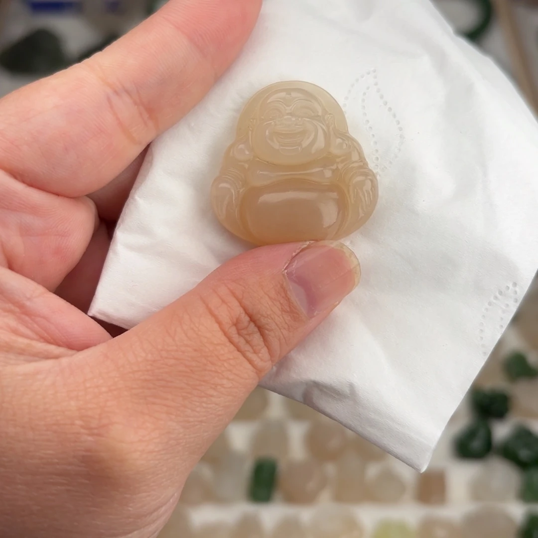 和田玉颈饰未镶嵌30佛公