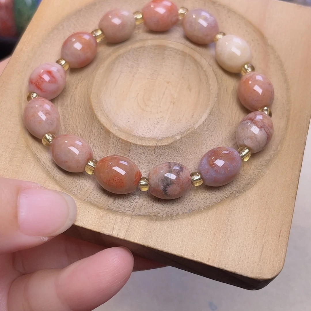 未镶嵌手镯硅化玉