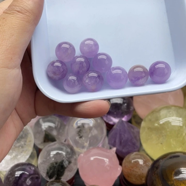 珠宝半成品水晶未镶嵌65号13mm