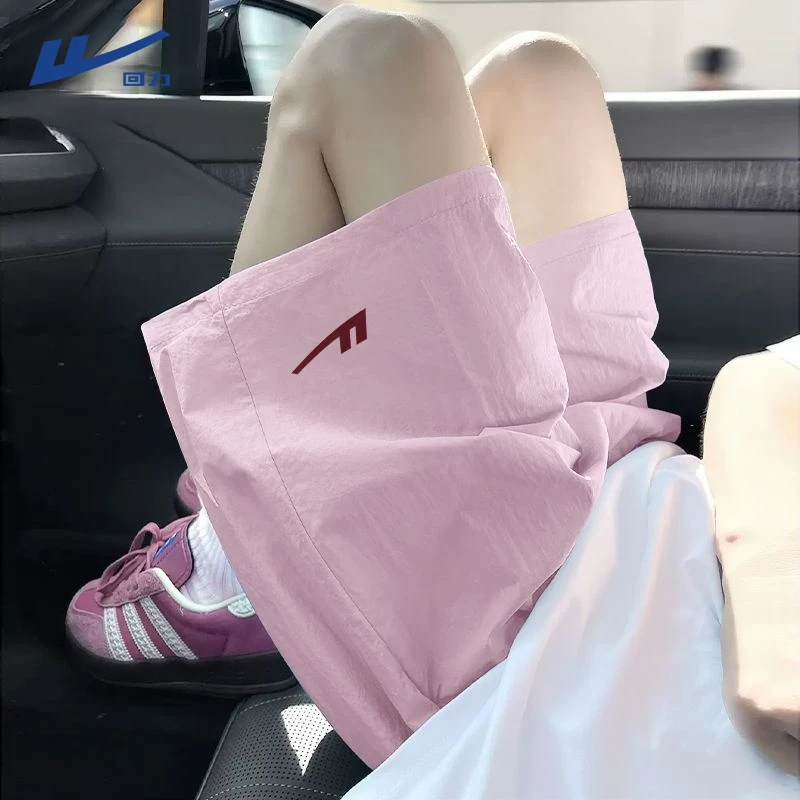 回力运动短裤女士夏季2025新款爆款外穿小个子宽松胖mm显瘦五分裤