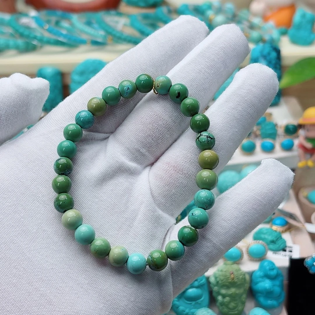 绿松石未镶嵌手链