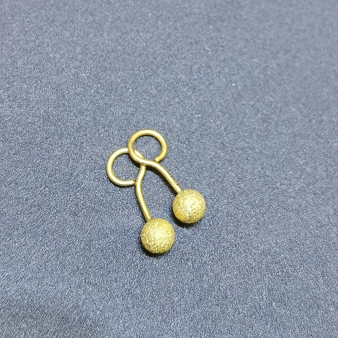 【夏夏专享】足金999 磨砂小球 ZP  0.56 攒金有道