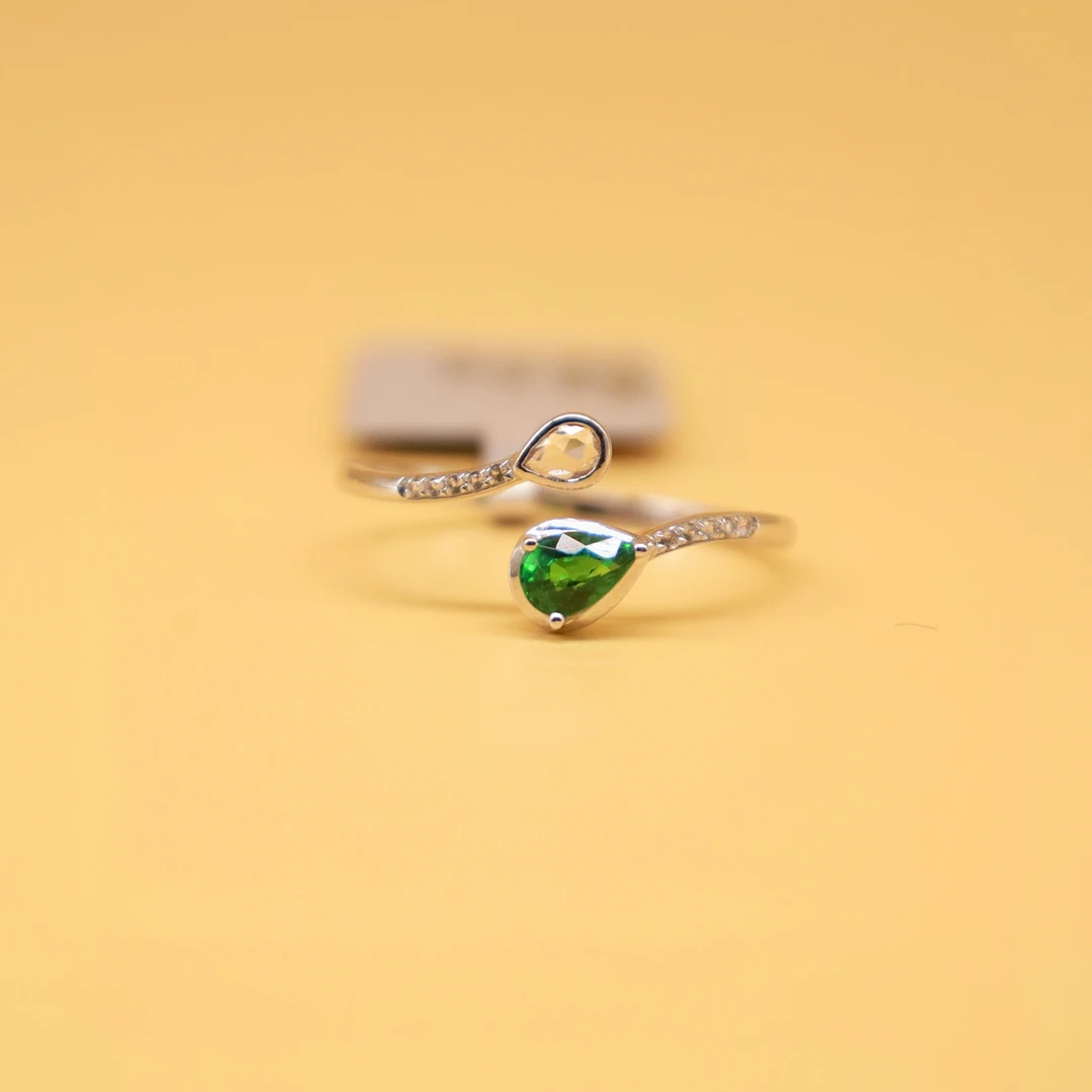 18k金沙弗莱女戒 约0.44ct 00082576