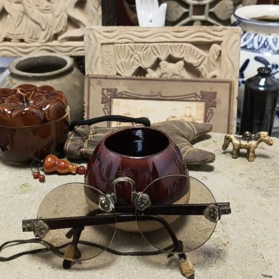 金***刀塑料一个天然老眼镜完整