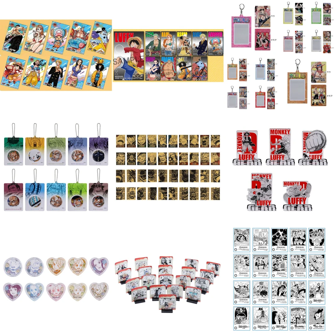 海贼王夏日祭系列爱心吧唧卡小卡套组等动漫周边潮玩盲盒蓝澜谷屋