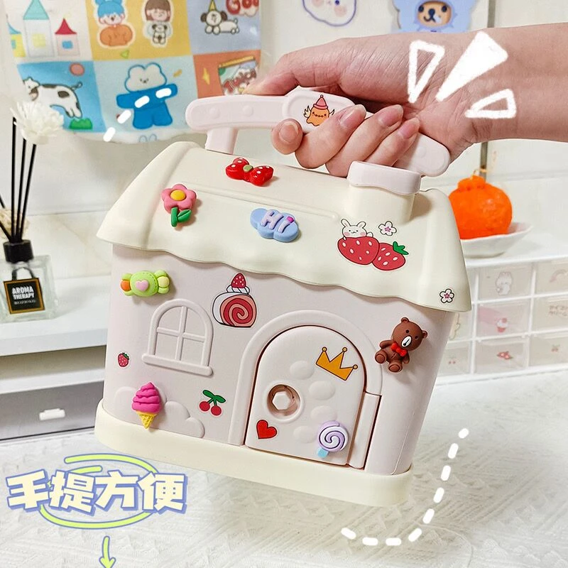 存钱罐网红新款儿童男孩女孩可存可取大号带锁储钱罐可爱储蓄罐