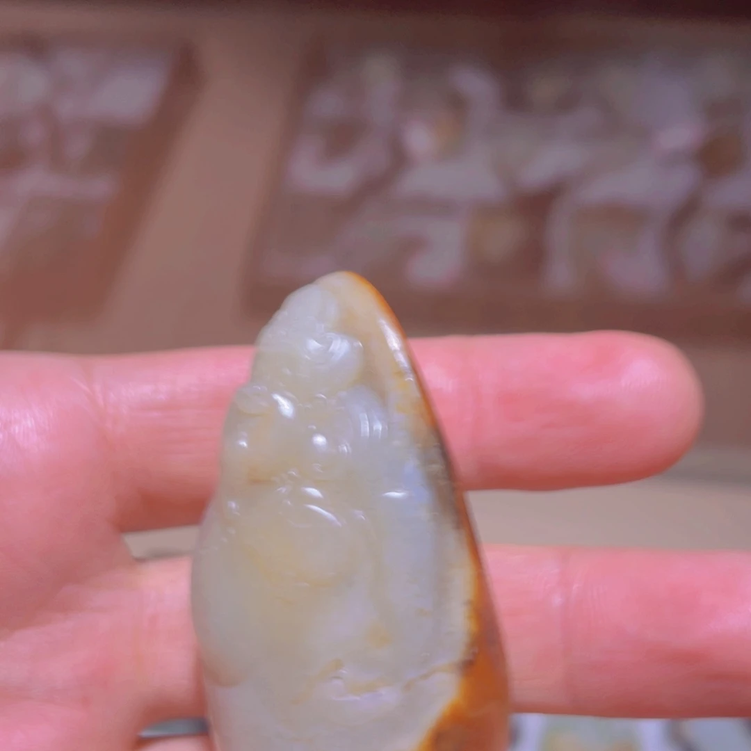 和田玉未镶嵌吊坠(不含链)