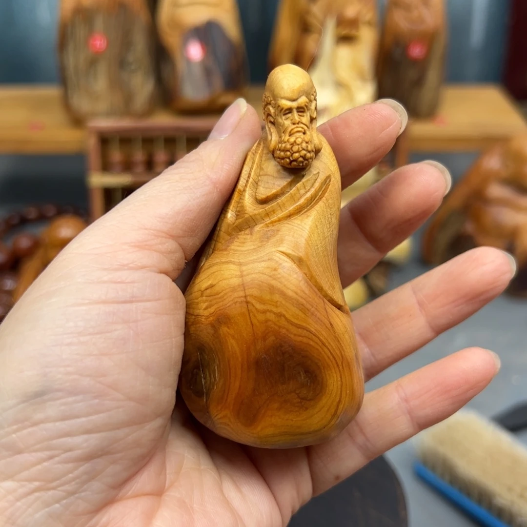 柏木崖柏木摆件手把件，58