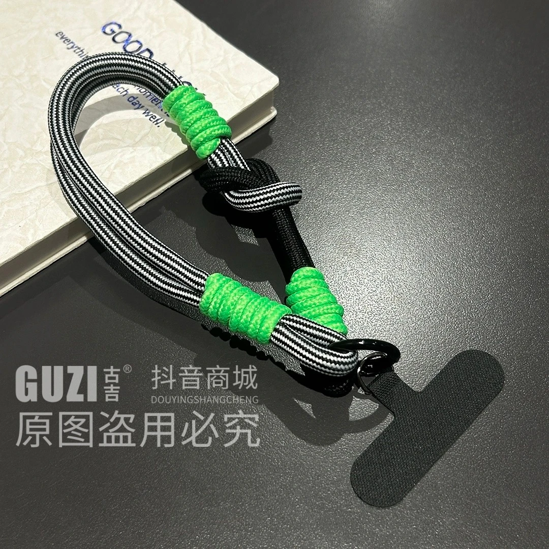 高档手工编织手机短款挂绳挂手腕指环可手提加粗加厚防盗防丢防摔