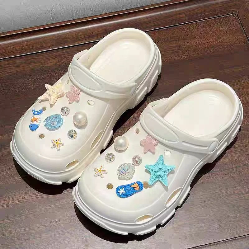 二亮哥优选女款包头洞洞鞋2315