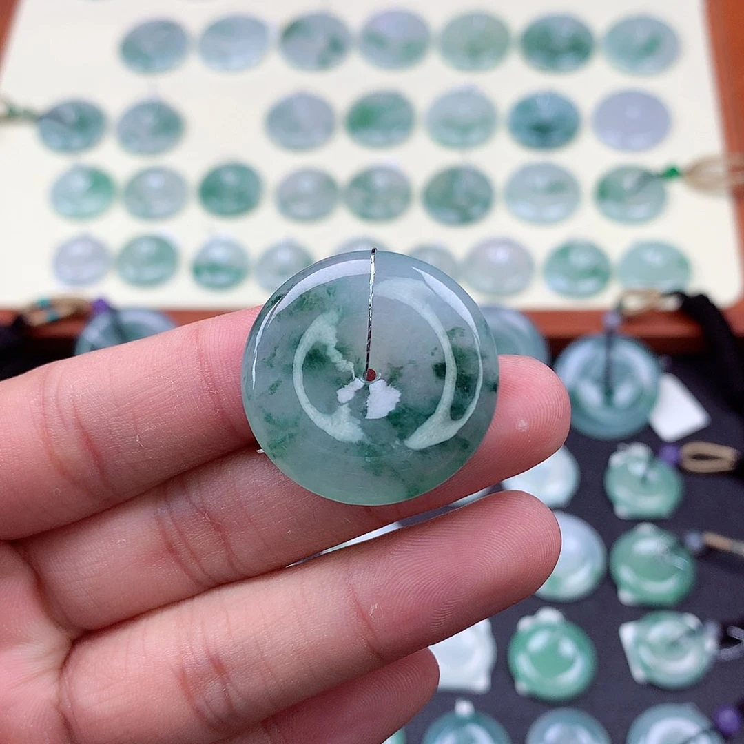 颈饰未镶嵌翡翠27 尺寸29-6