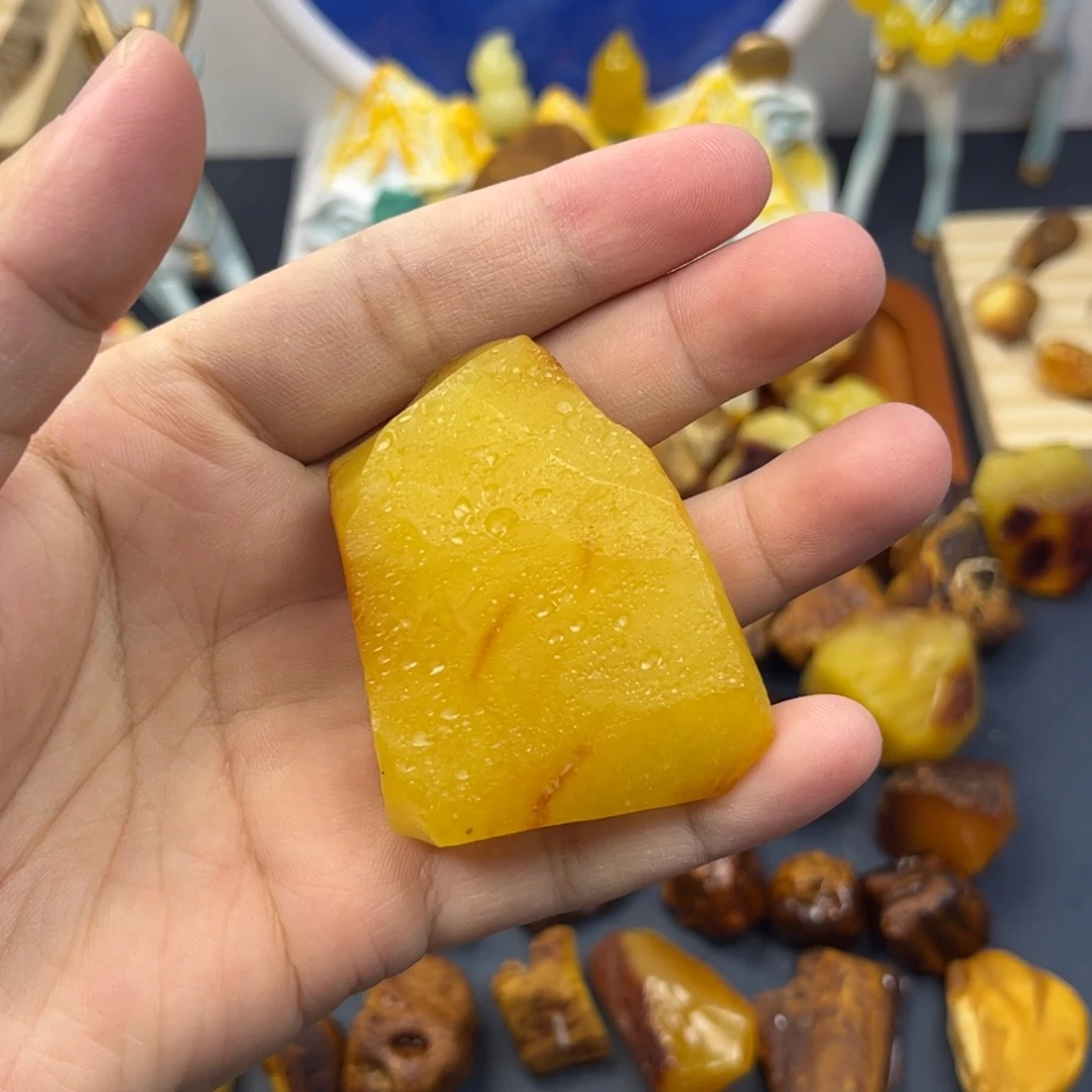 定制琥珀未镶嵌蜜蜡定制