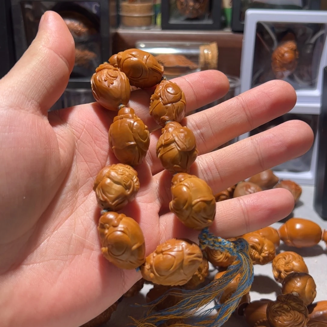 橄榄核手串/手链手工地主财神