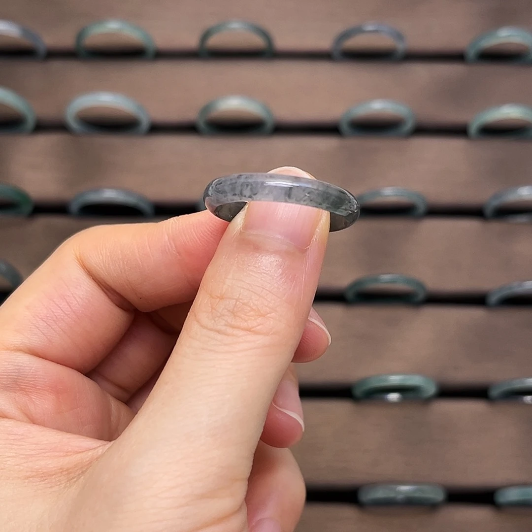 翡翠戒指未镶嵌天然翡翠a货戒圈