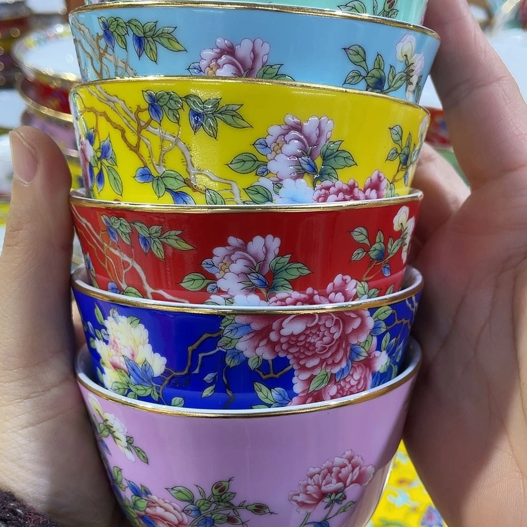 珐琅景德镇陶瓷瓷碗