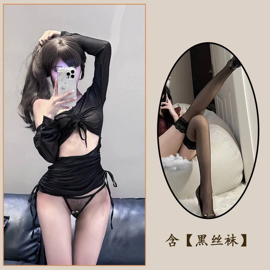 女性免脱性感包臀裙情侣约会诱惑制服