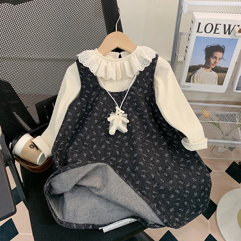 【米家原创】女童秋装连衣裙2025新款洋气儿童公主裙套装礼服春秋