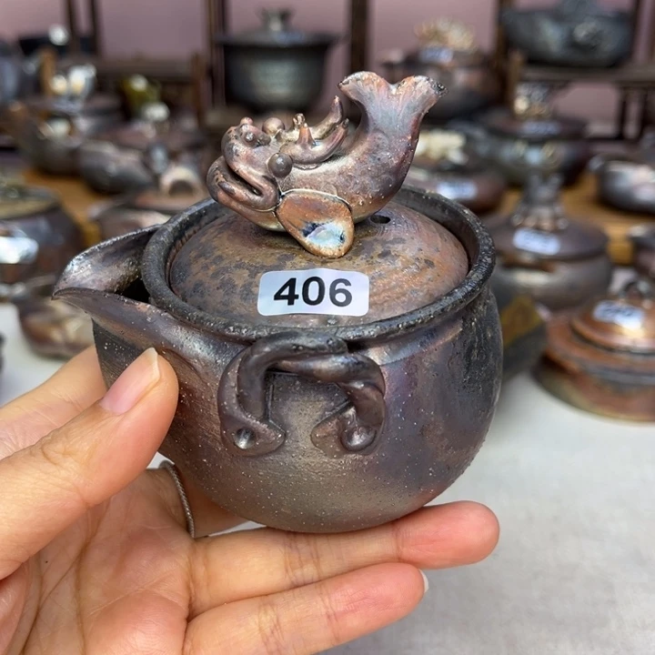 壶裸柴烧陶瓷茶具