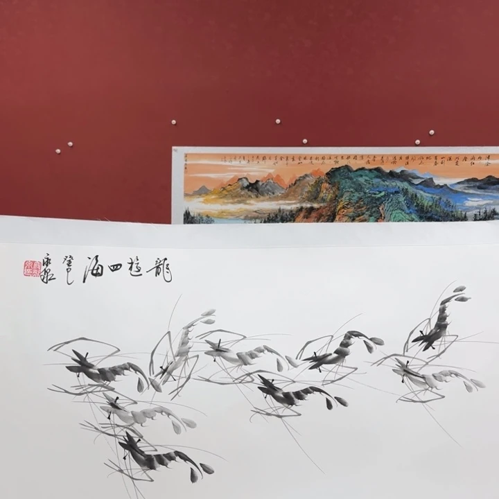 国画书画作品多次参加全国大展