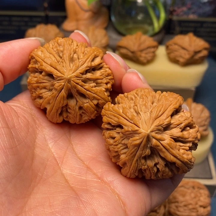 【闪购商品】把件文玩核桃九龙筋