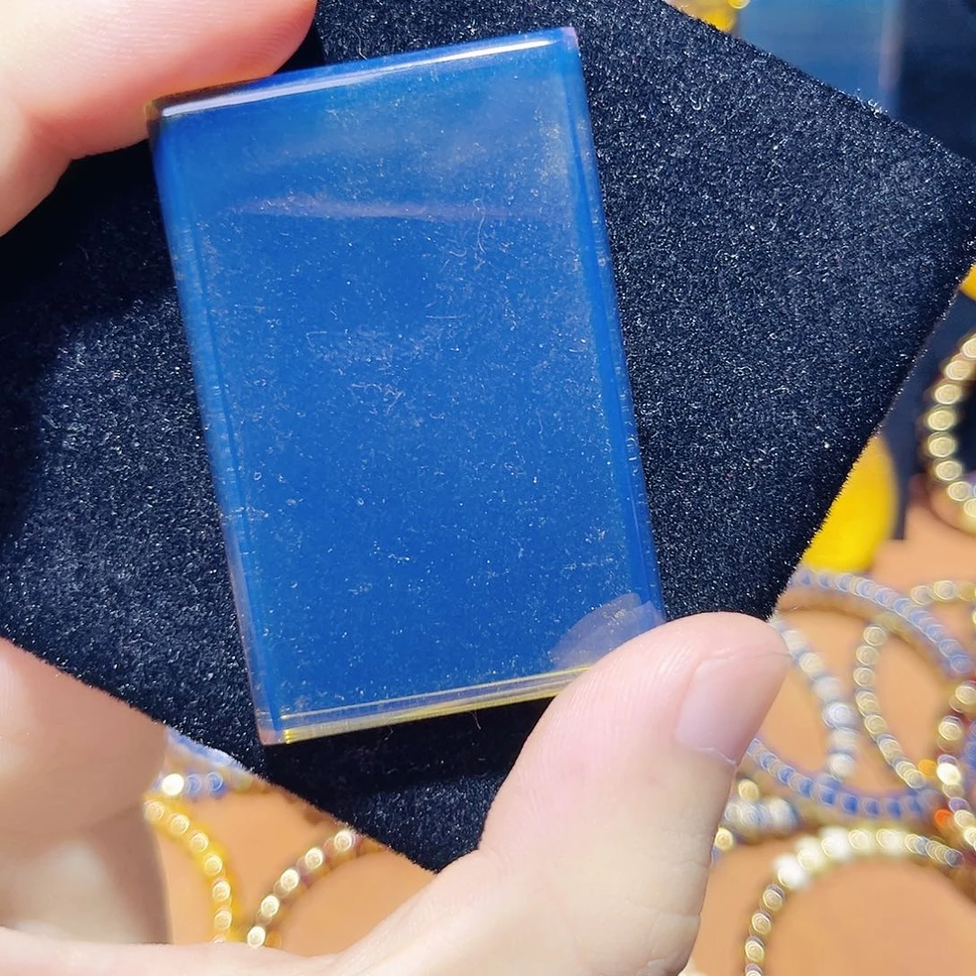 蓝珀未镶嵌珠宝奇石531子冈无事牌