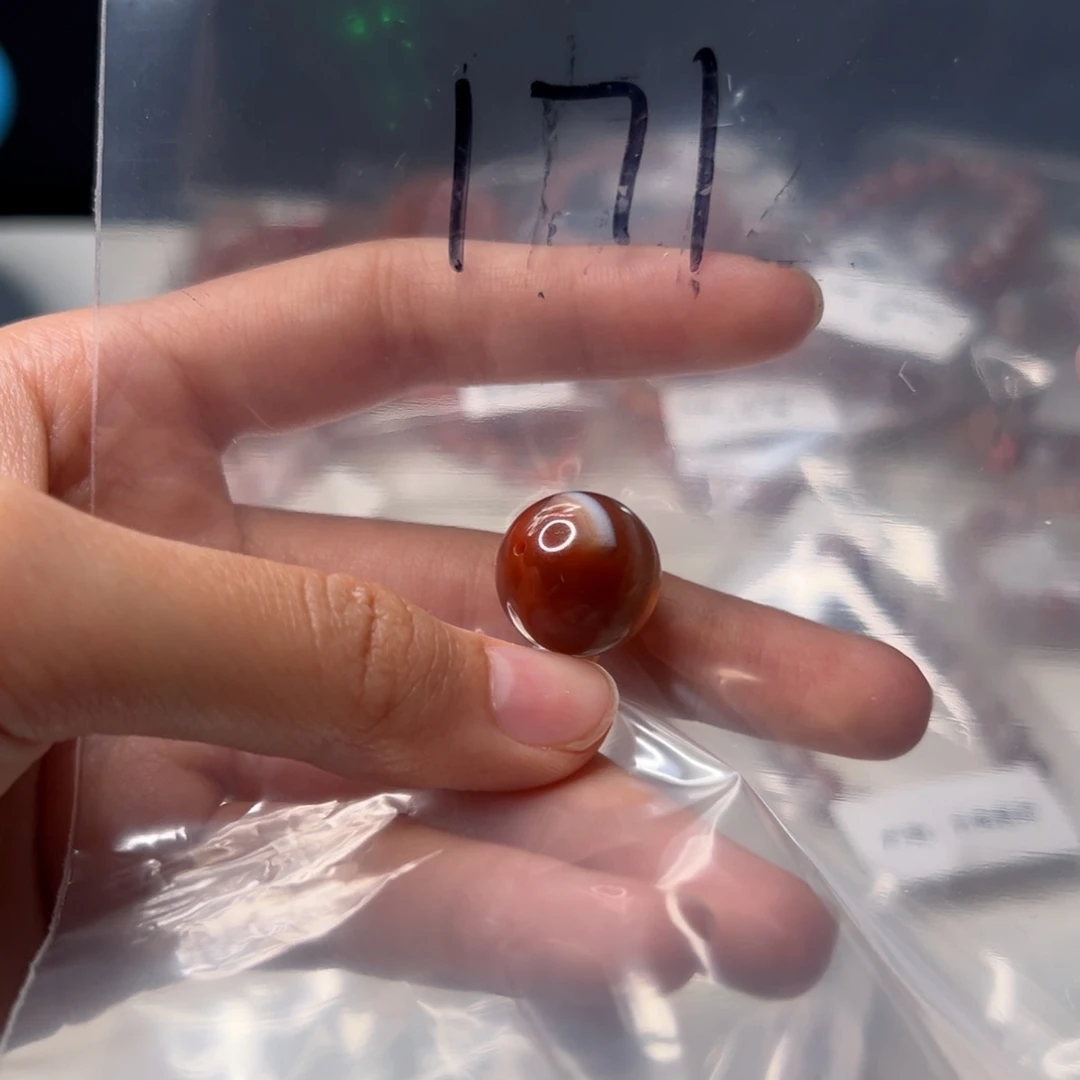 南红玛瑙单珠未镶嵌171
