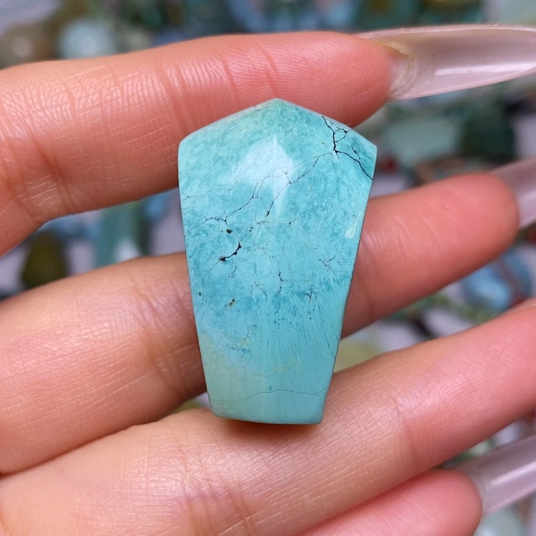 绿松石未镶嵌珠宝半成品