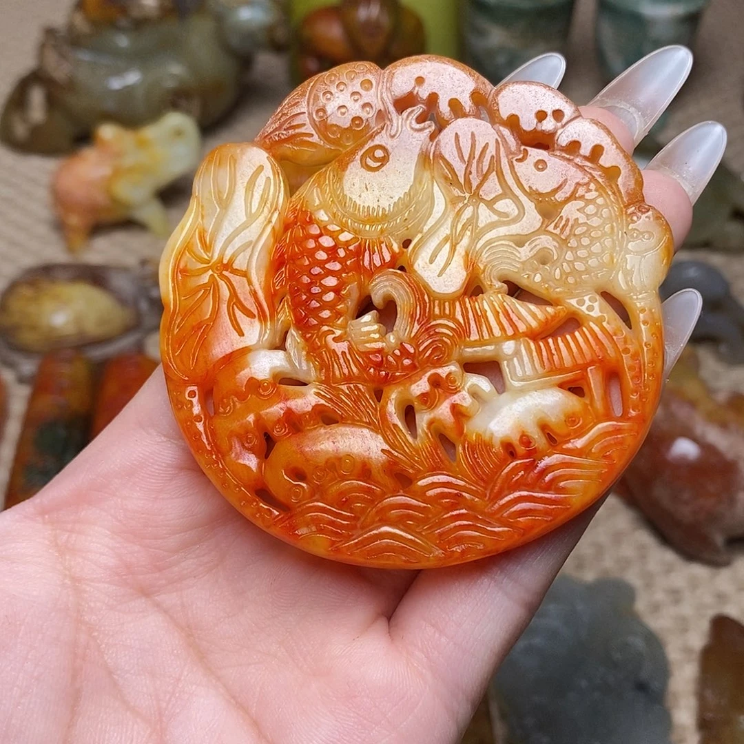 未镶嵌蛇纹石玉颈饰